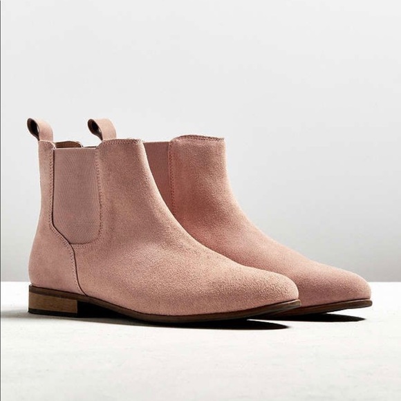 Urban Outfitters Other - URBAN OUTFITTERS: PINK SUEDE CHELSEA BOOTS